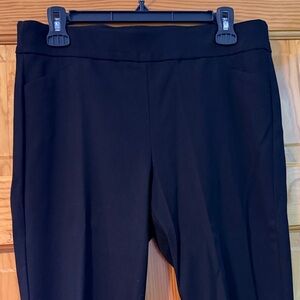 White House Black Market Women's Black Pull-On Ponte Pants